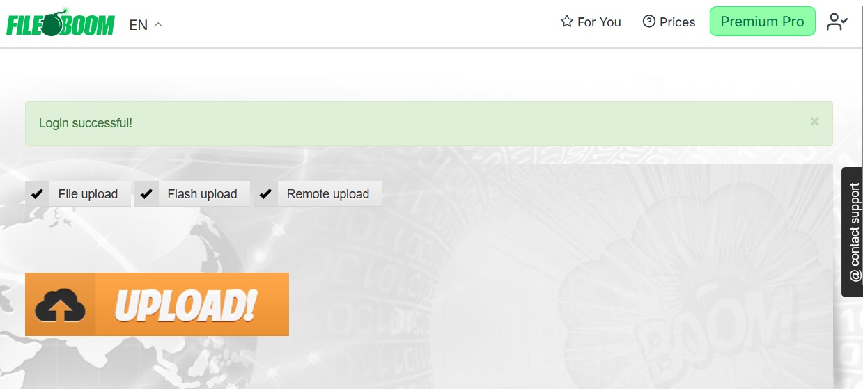 Fileboom New Homepage Faster Website Interface and Better Performance