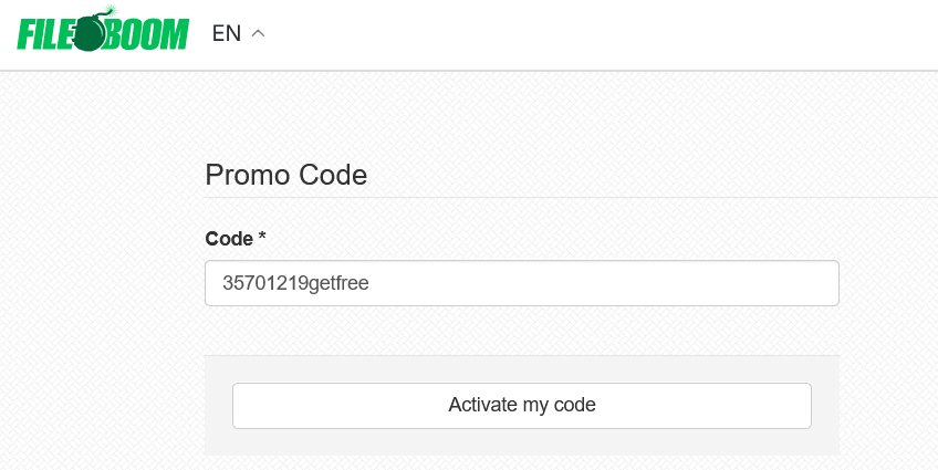 fileboom promo code