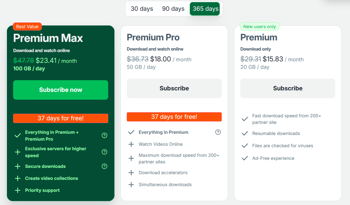 Fileboom & Fboom Premium Free Days How to Get 37 Days on Pro & Max
